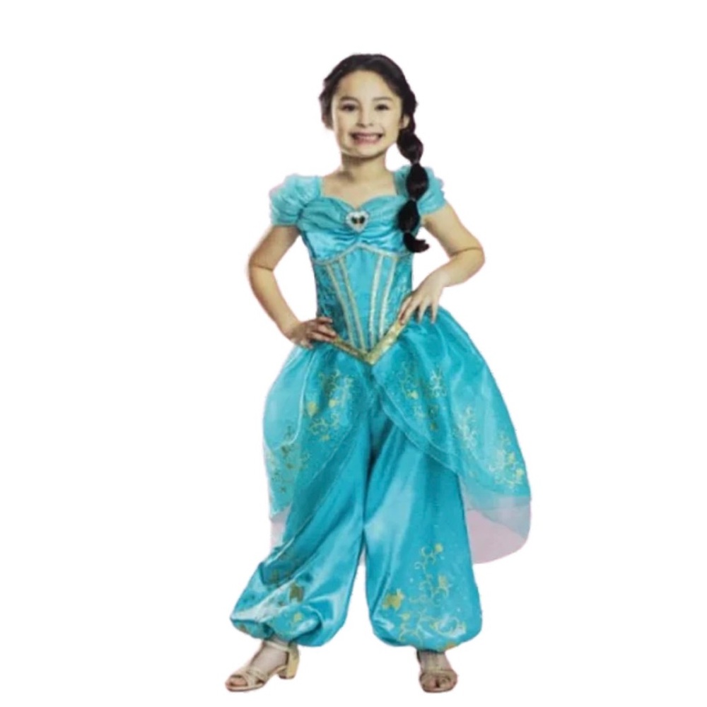 DISGUISE DISNEY PRINCESS Jasmine From Aladdin Girl Costume Size 7-8 New